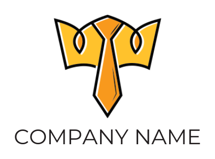 generate a HR logo with crown forming tie shape 