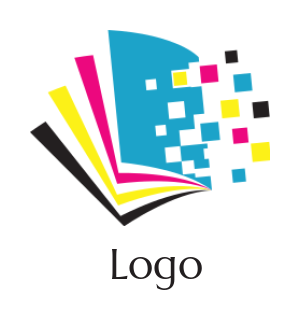 Digital Book Printing Logo Template