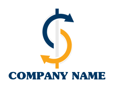create an investment logo with a dollar sign