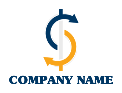 create an investment logo with a dollar sign