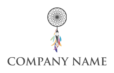 jewelry logo online dreamcatcher with feathers