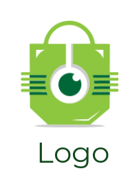 security logo icon eye in padlock - logodesign.net