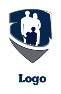 create an insurance logo family in shield - logodesign.net