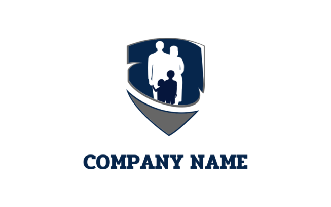 create an insurance logo family in shield - logodesign.net