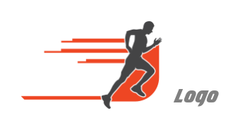 Generate a of fast running person 