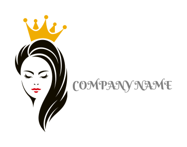 female face with crown