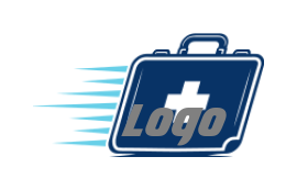 first aid medical brief case moving fast