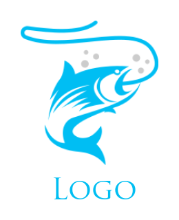 restaurant logo image fish in rod
