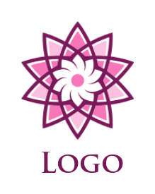 spa logo illustration flower in lotus flower - logodesign.net