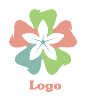 generate a medical logo of flowers with teeth
