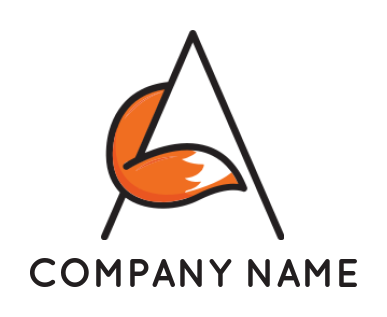 Letter A logo fox incorporated letter A