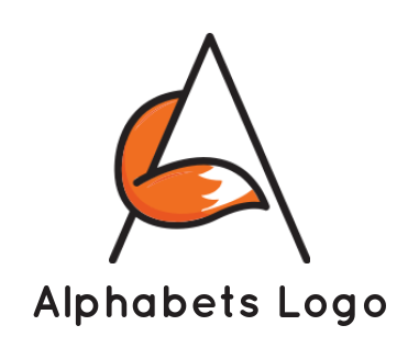Letter A logo fox incorporated letter A