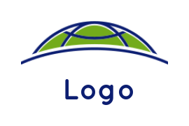 logistics logo maker globe line art - logodesign.net