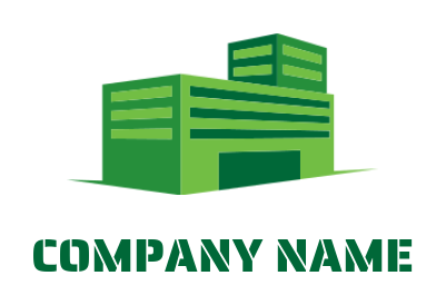 create a storage logo green warehouse - logodesign.net