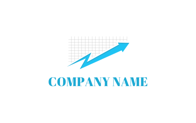 Grow Logo Graph Create a investment logo growth arrow in graph | Logo Template by ...
