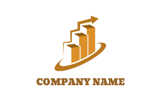 Line Graph Logo Gla Great Line Graph Logos | Make a Line Graph Logo | LogoDesign.net