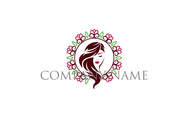 Get Free Beauty Logo Maker Hair Nail Salon Logodesign