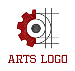 engineering logo half constructed vintage gear
