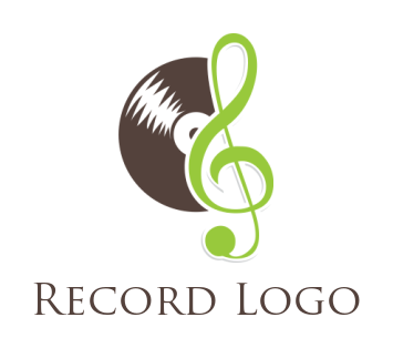 Free Record Logo Maker | LogoDesign.Net