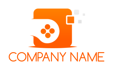 make a games logo online half game controller