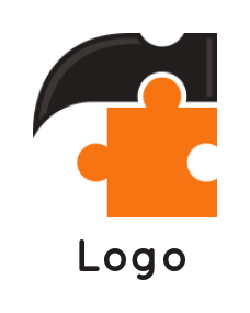 Download Free Puzzle Logo 9000 Logo Design Ideas PSD Mockup Template