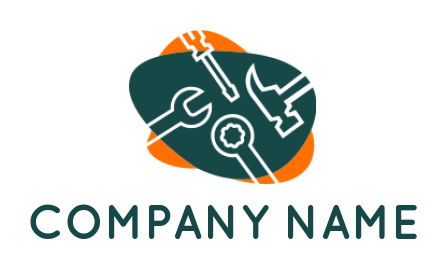handyman logo hammer screw driver wrenches