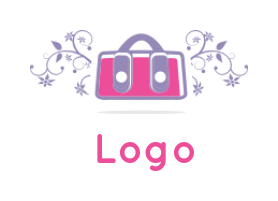 apparel logo template handbag with ornaments - logodesign.net