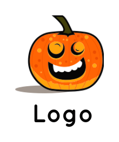 create a games logo happy jack o lantern pumpkin