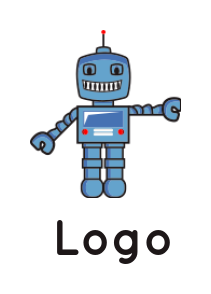 Free Robot Logos Create A Robot Logo Design Logodesign Net