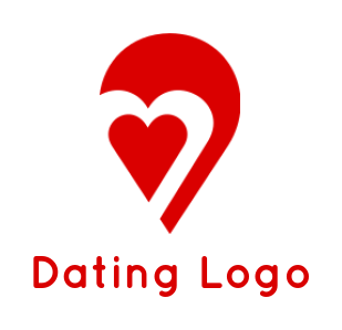 dating logo image heart inside a heart - logodesign.net