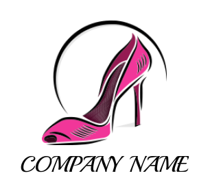 design a fashion logo high heel shoe with swoosh - logodesign.net