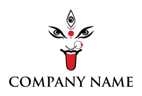 create a spirituality logo icon hindu goddess