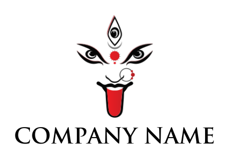 create a spirituality logo icon hindu goddess
