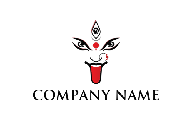 create a spirituality logo icon hindu goddess