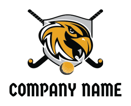 animal logo maker hockey and eagle mascot - logodesign.net