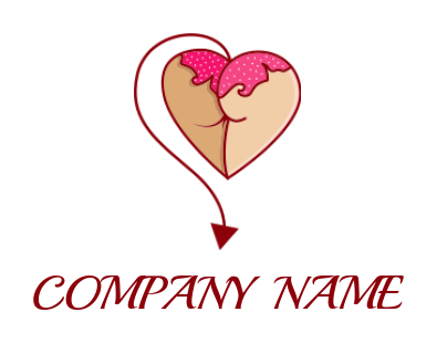 swoosh female lower body | Logo Template by LogoDesign.net