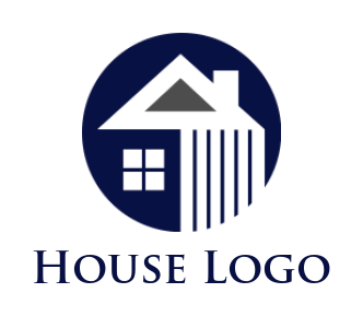 House Rond Logo Create Your House Logo — It’s Free to Try | LogoDesign.Net