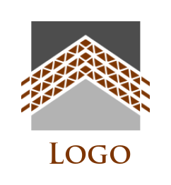 engineering logo template house roof - logodesign.net