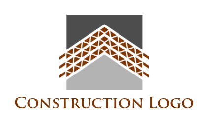 engineering logo template house roof - logodesign.net