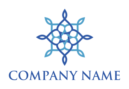 make a religious logo Islamic lattice line art - logodesign.net