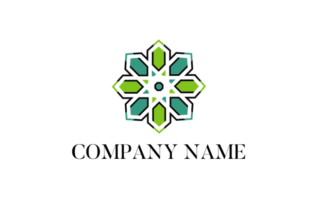 religious logo online Islamic lattice pattern mandala - logodesign.net