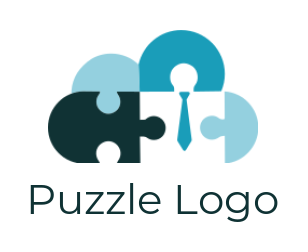 Code Puzzle Logos Colorful Puzzle Logos | DIY Puzzle Logo Design Maker | LogoDesign.net