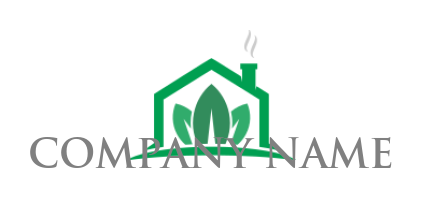 leaf inside the house with smoke 