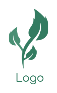 Create a nature of leaves plant