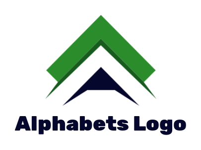 Generate a Letter A logo square incorporated in A