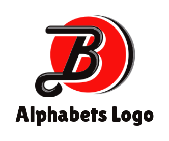 create a Letter B logo in front of a circle