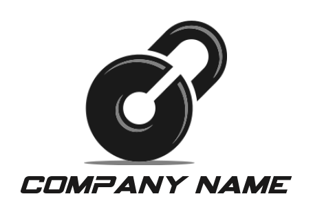 create a Letter C logo forming lock shape