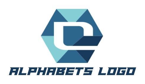 Letter C logo image polygon 3D box forming letter C