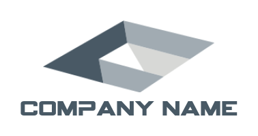 Letter C logo icon letter C resting on floor 