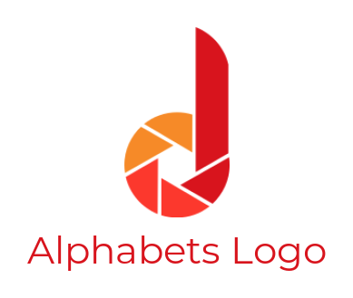 create a Letter D logo with camera frame